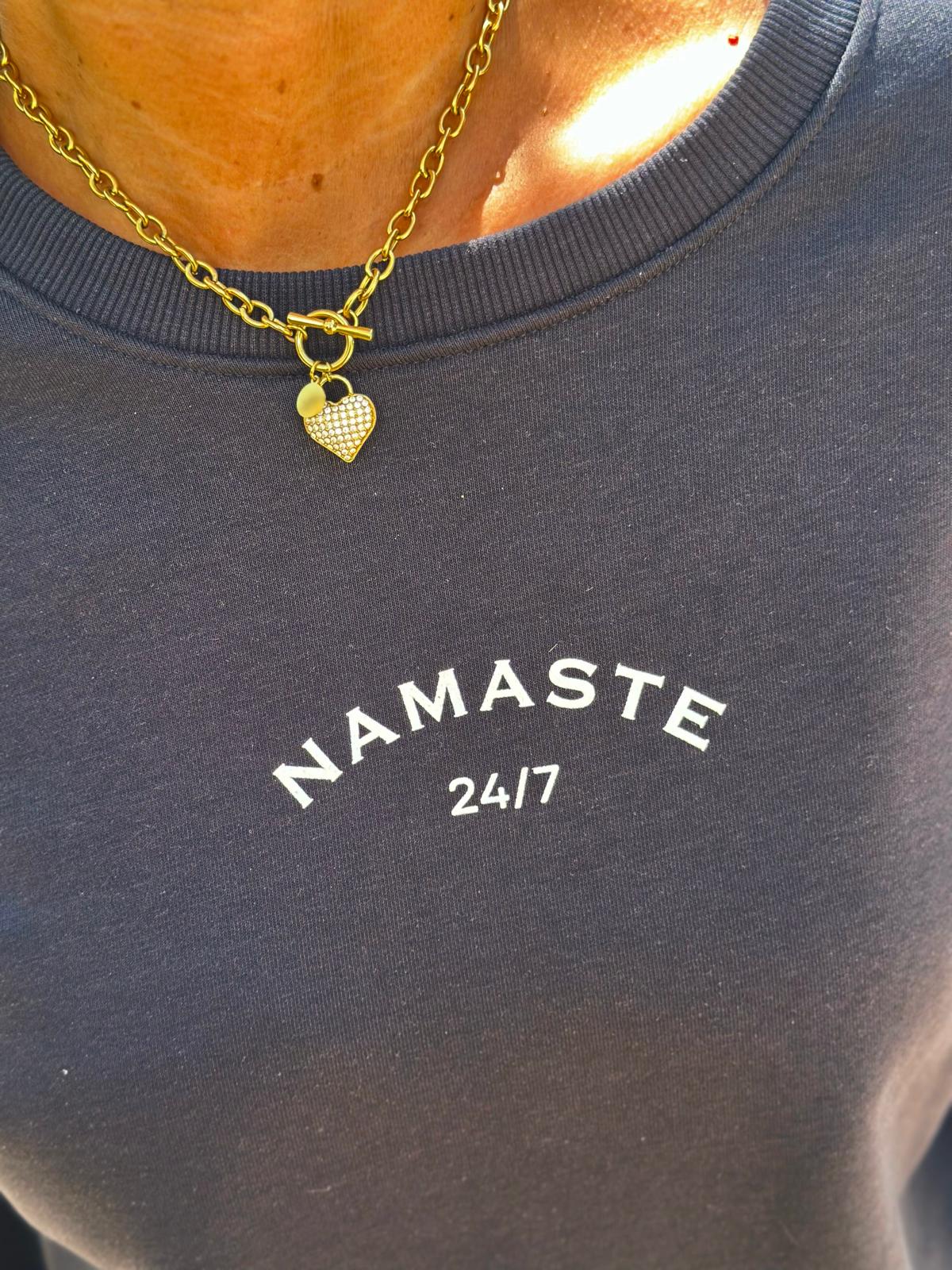 Namaste Bliss Sweatshirt – Navy