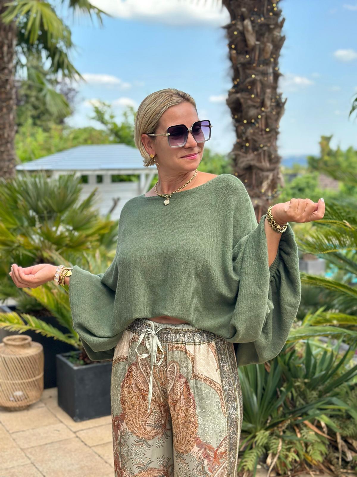 Pullover "Olive Love"