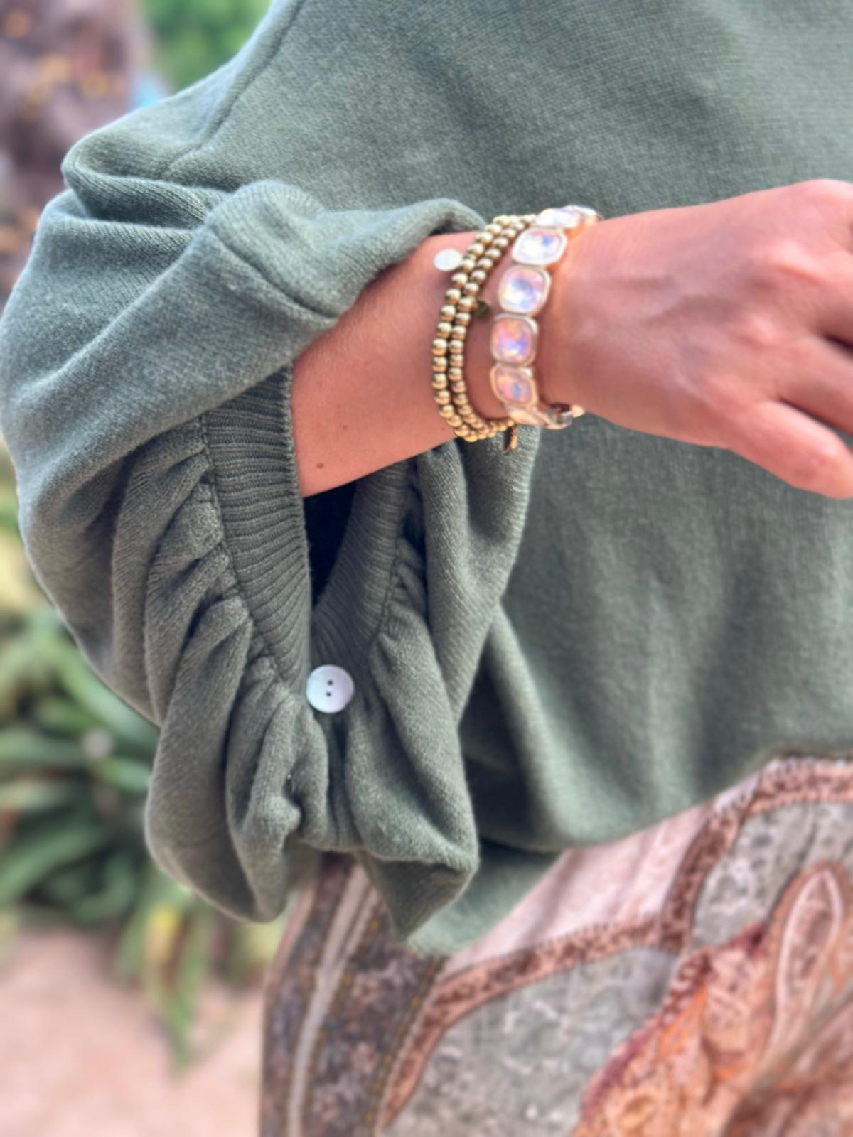 Pullover "Olive Love"