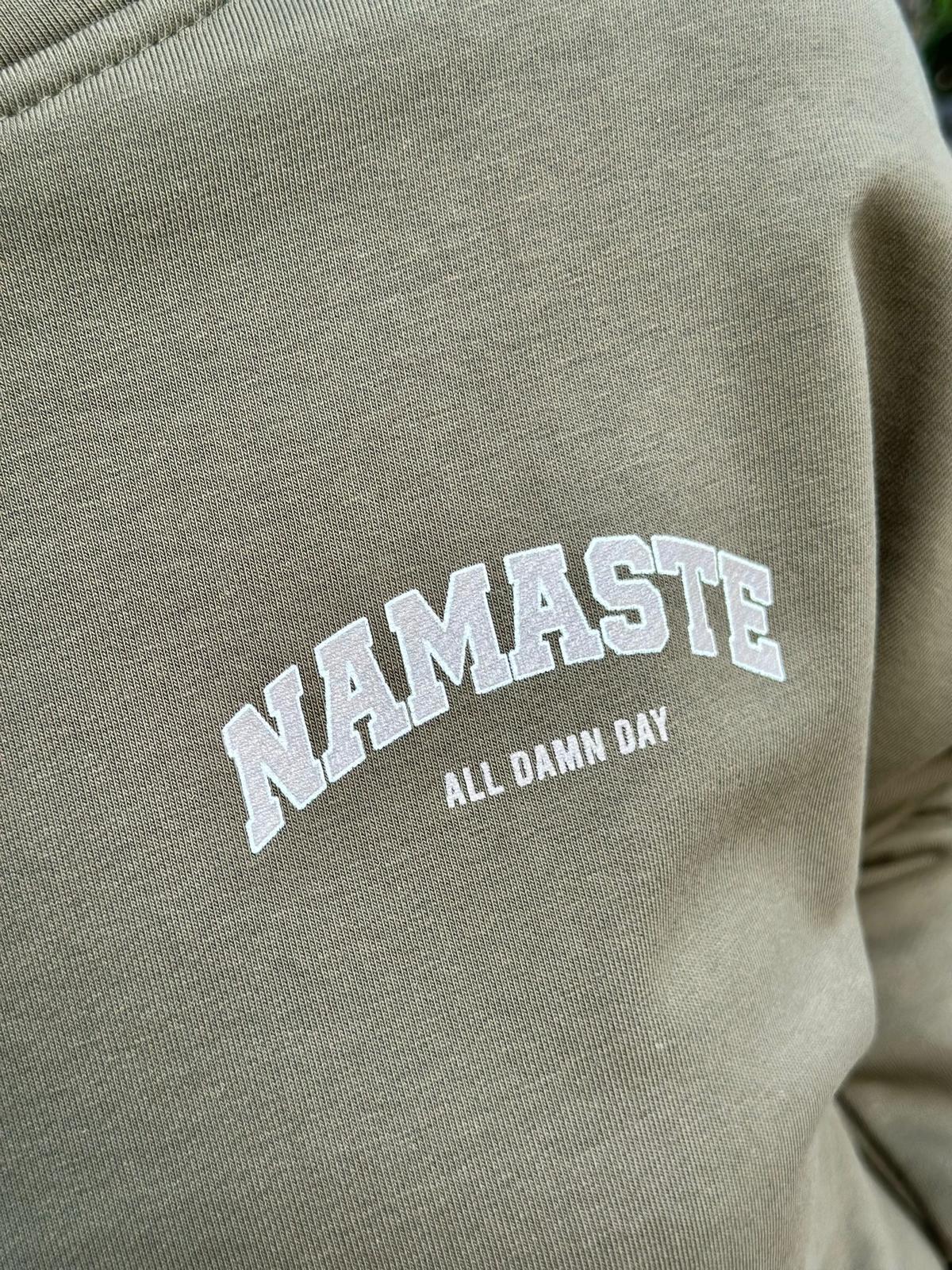 Namaste Bliss Sweatshirt – Olive Love