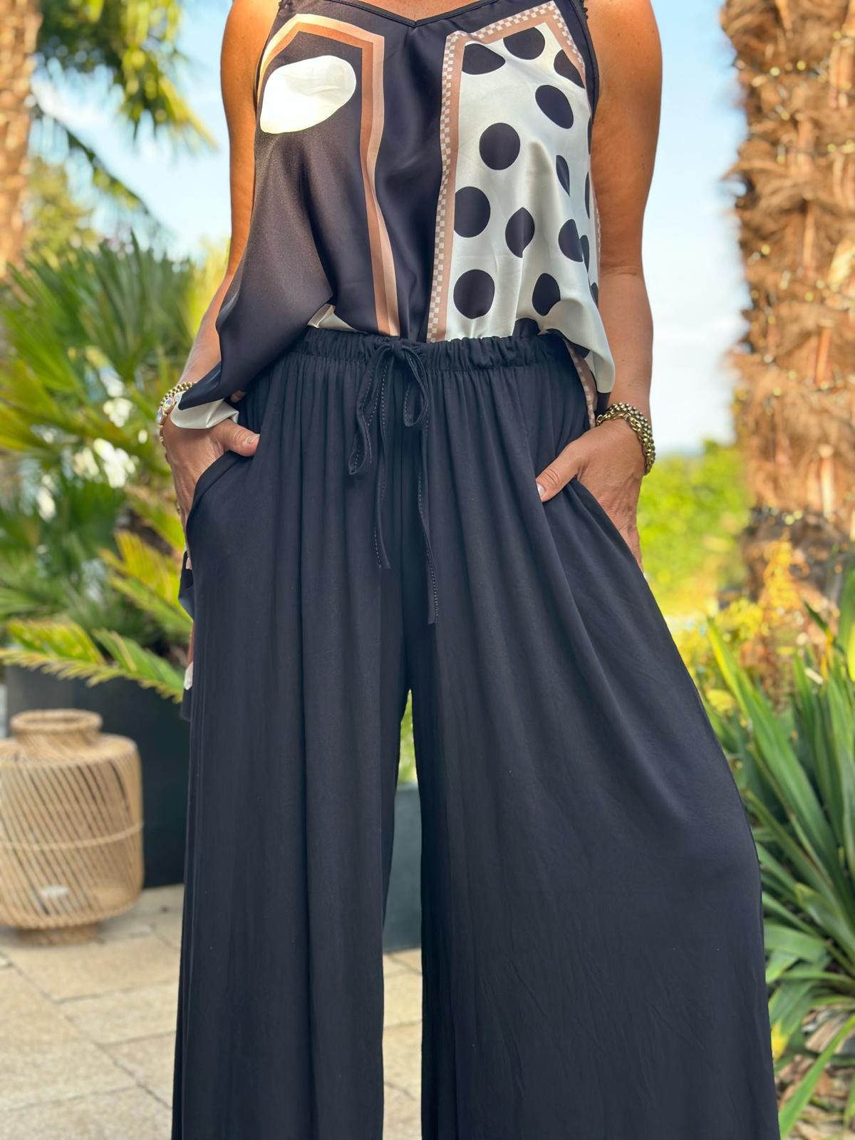 La Dolce Vita Hose in Schwarz