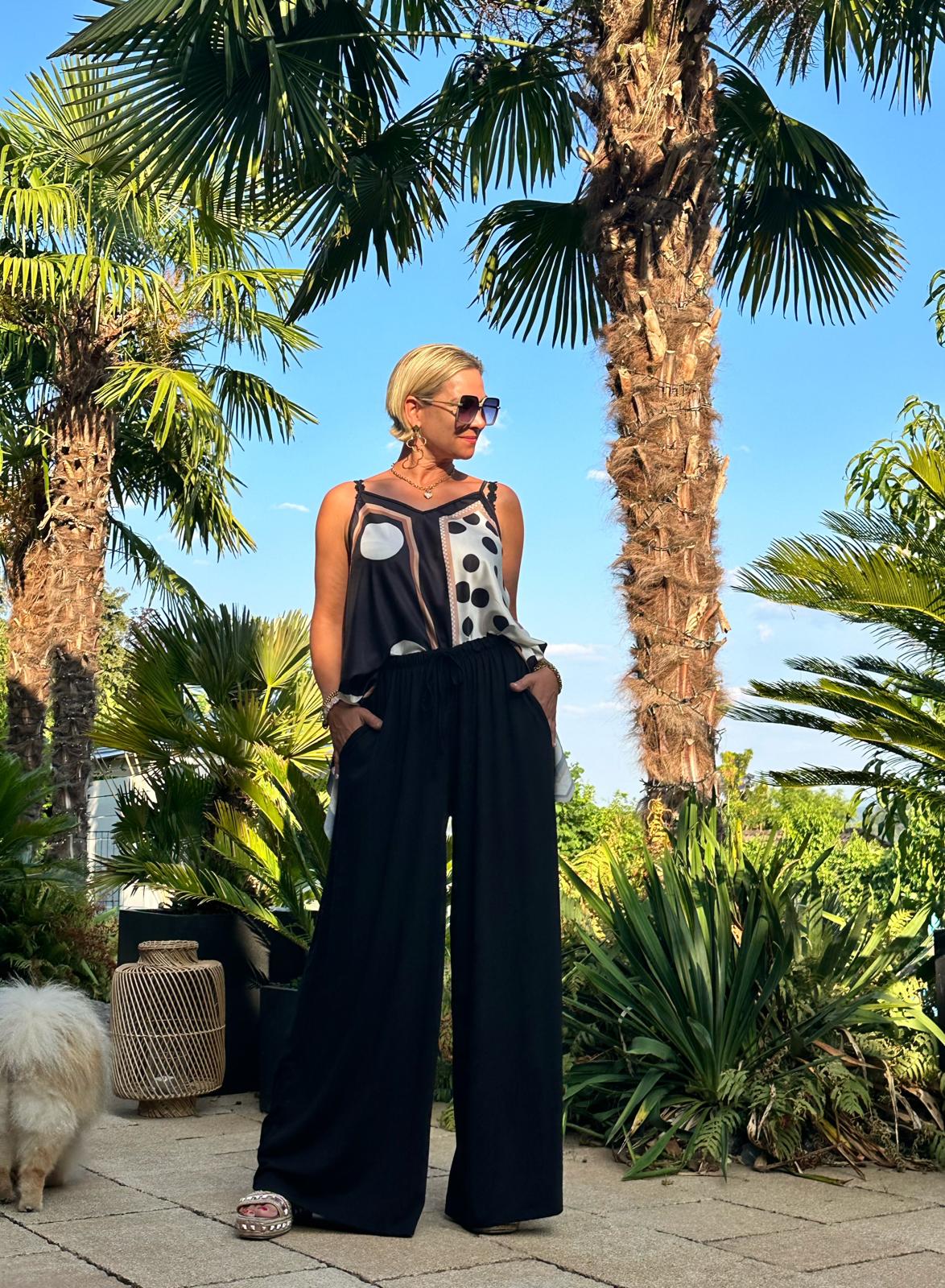 La Dolce Vita Hose in Schwarz