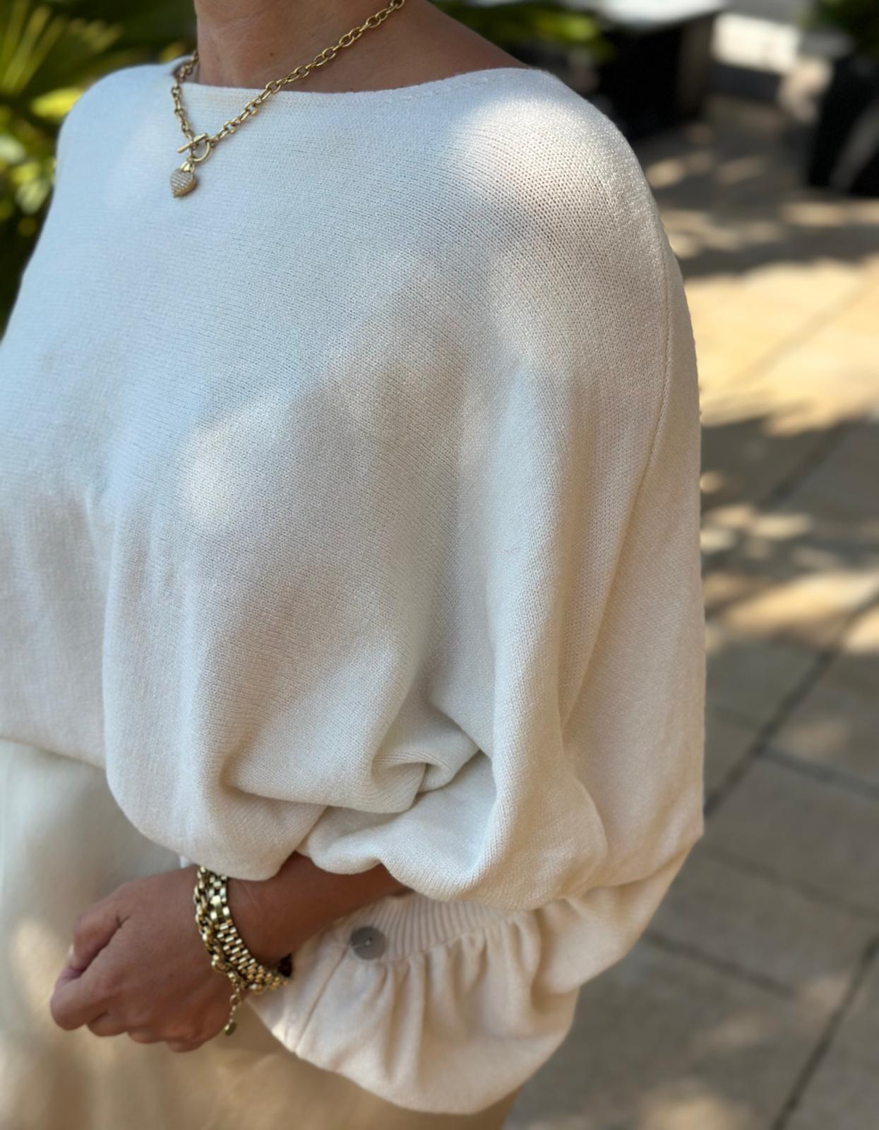 Pullover "Offwhite Love"
