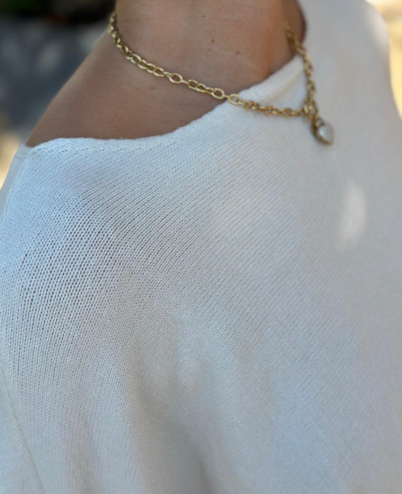 Pullover "Offwhite Love"