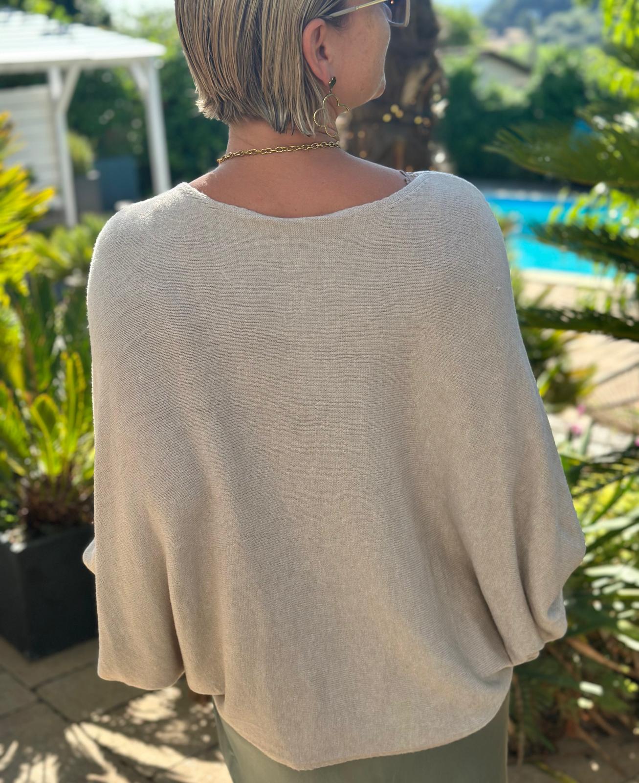 Pullover "Beige Love"
