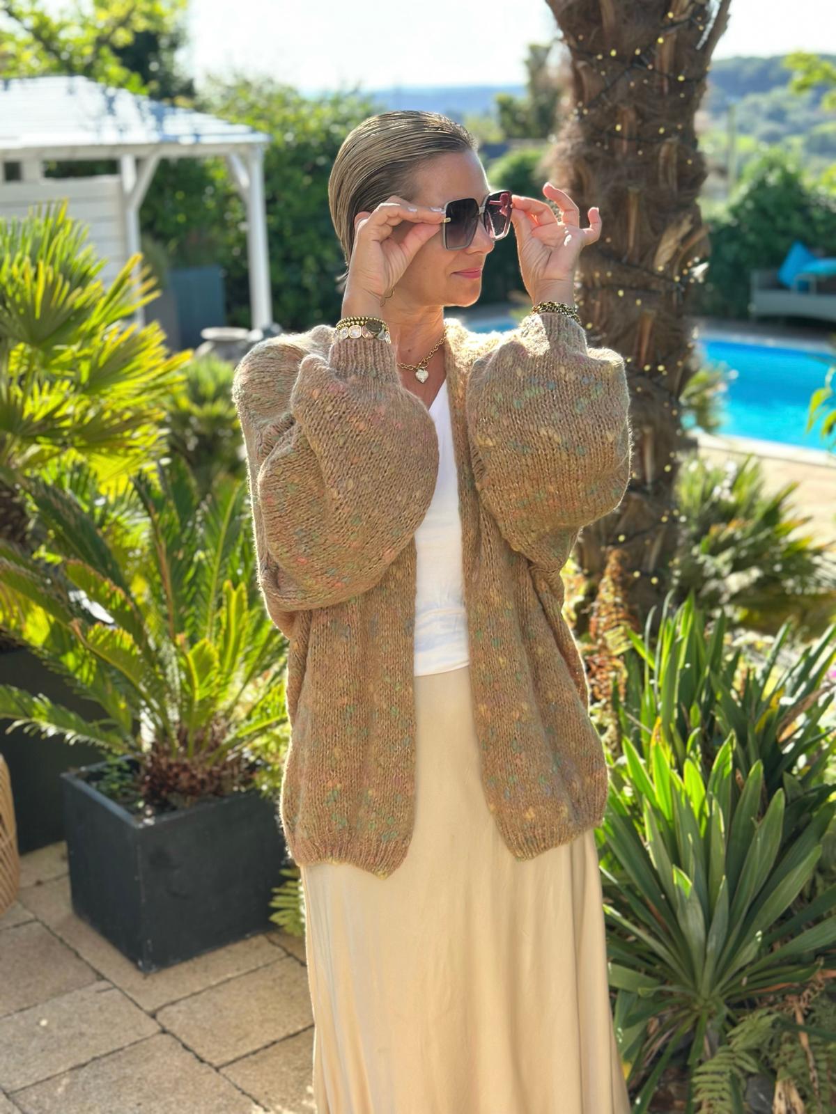 Strickjacke "Honey Oat"