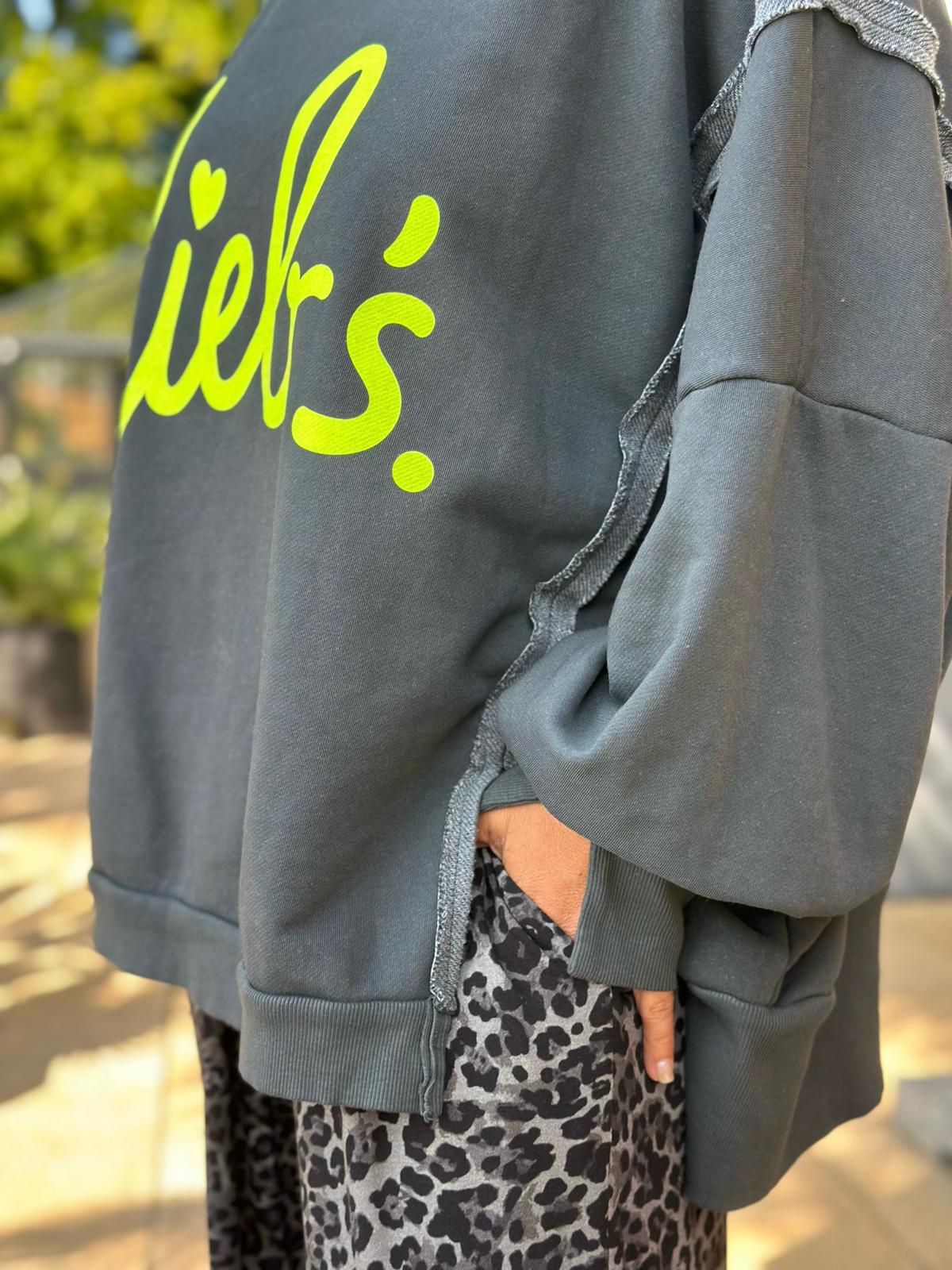 Sweatshirt "LIEB'S" - Dark Grey