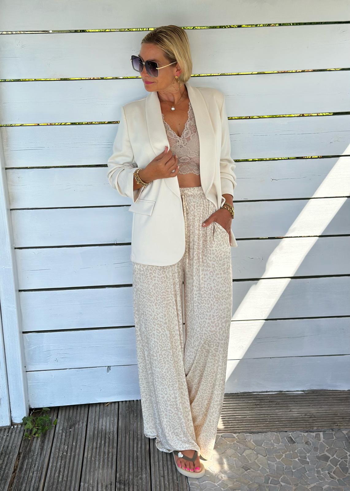 Blazer "Monaco Chic" in Cremé