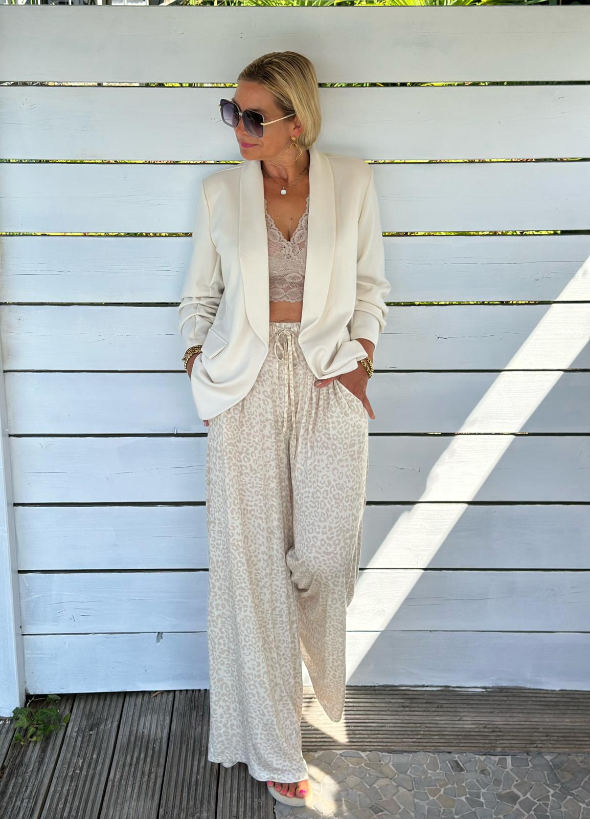 Blazer "Monaco Chic" in Cremé
