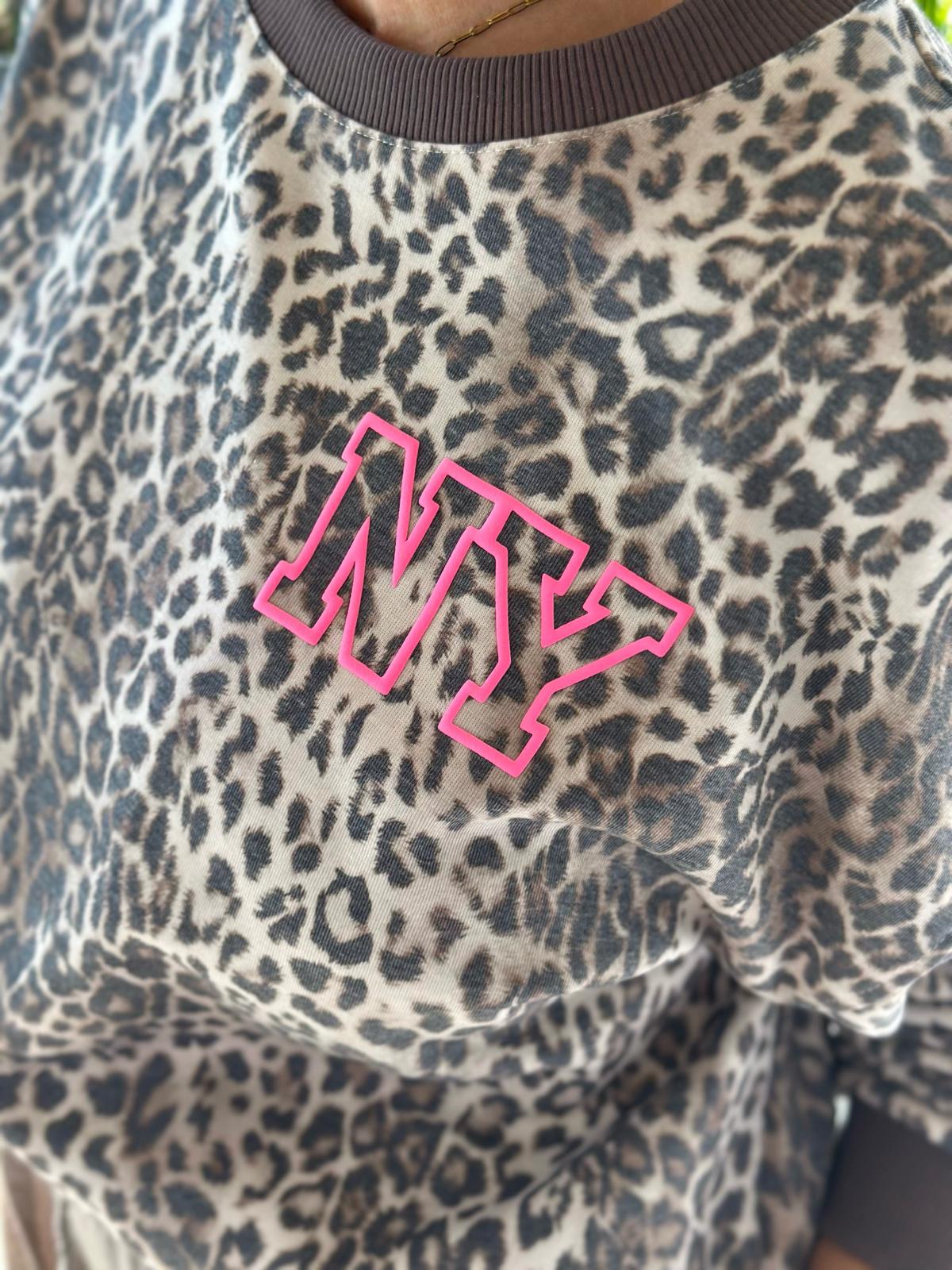 New York "NEON" Leo Sweater