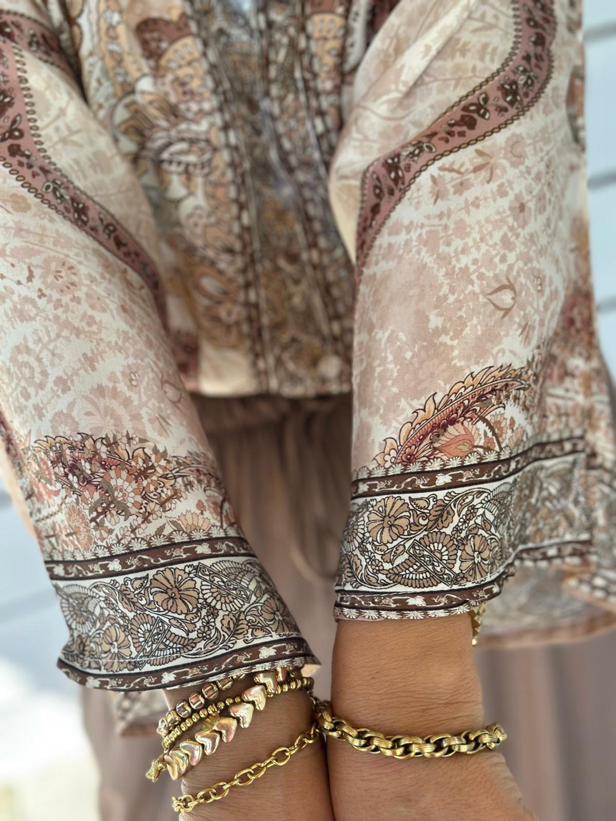 Bluse "Sandy Paisley"