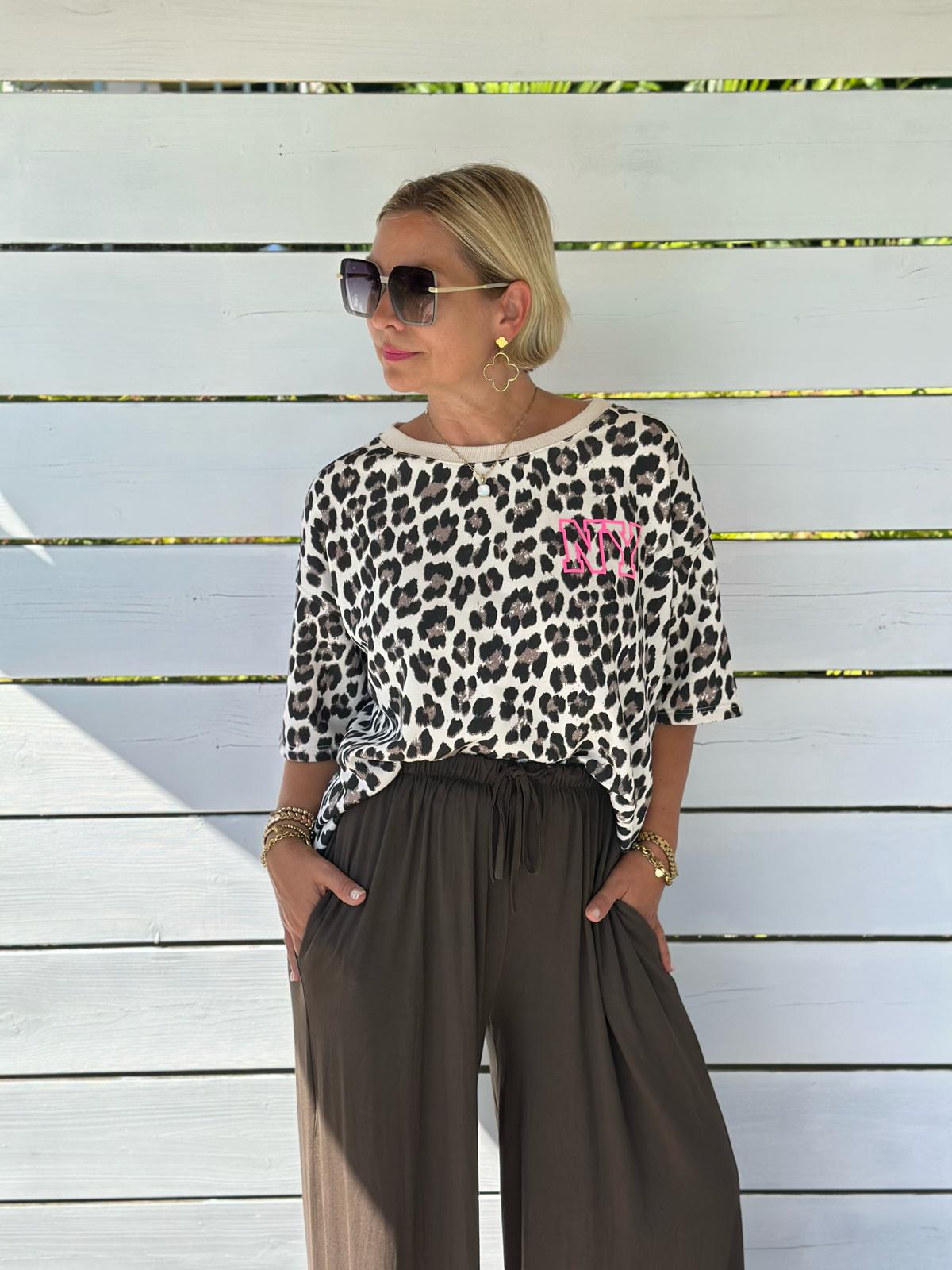 Kurzarm - Sweatshirt „Manhattan Leo“