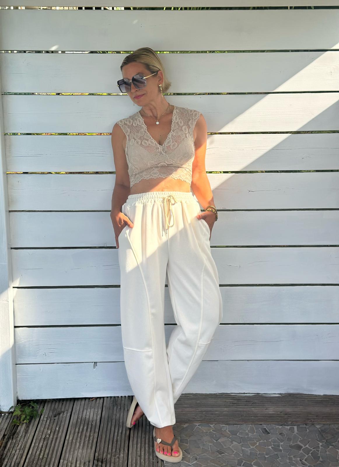 Sweatpants "Cloud Comfort" – Creme