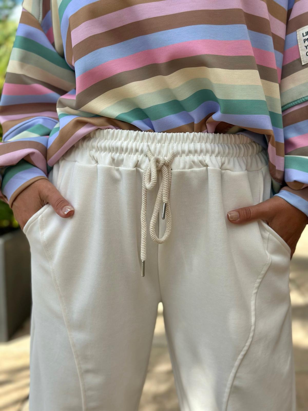 Sweatpants "Cloud Comfort" – Creme