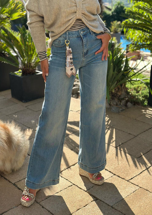 Everyday Wide Leg Jeans – Light Blue