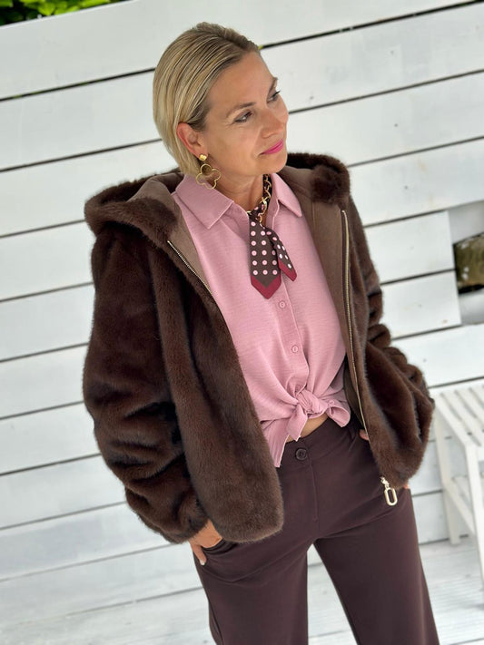 Wendejacke „St. Moritz“ – Chocolate