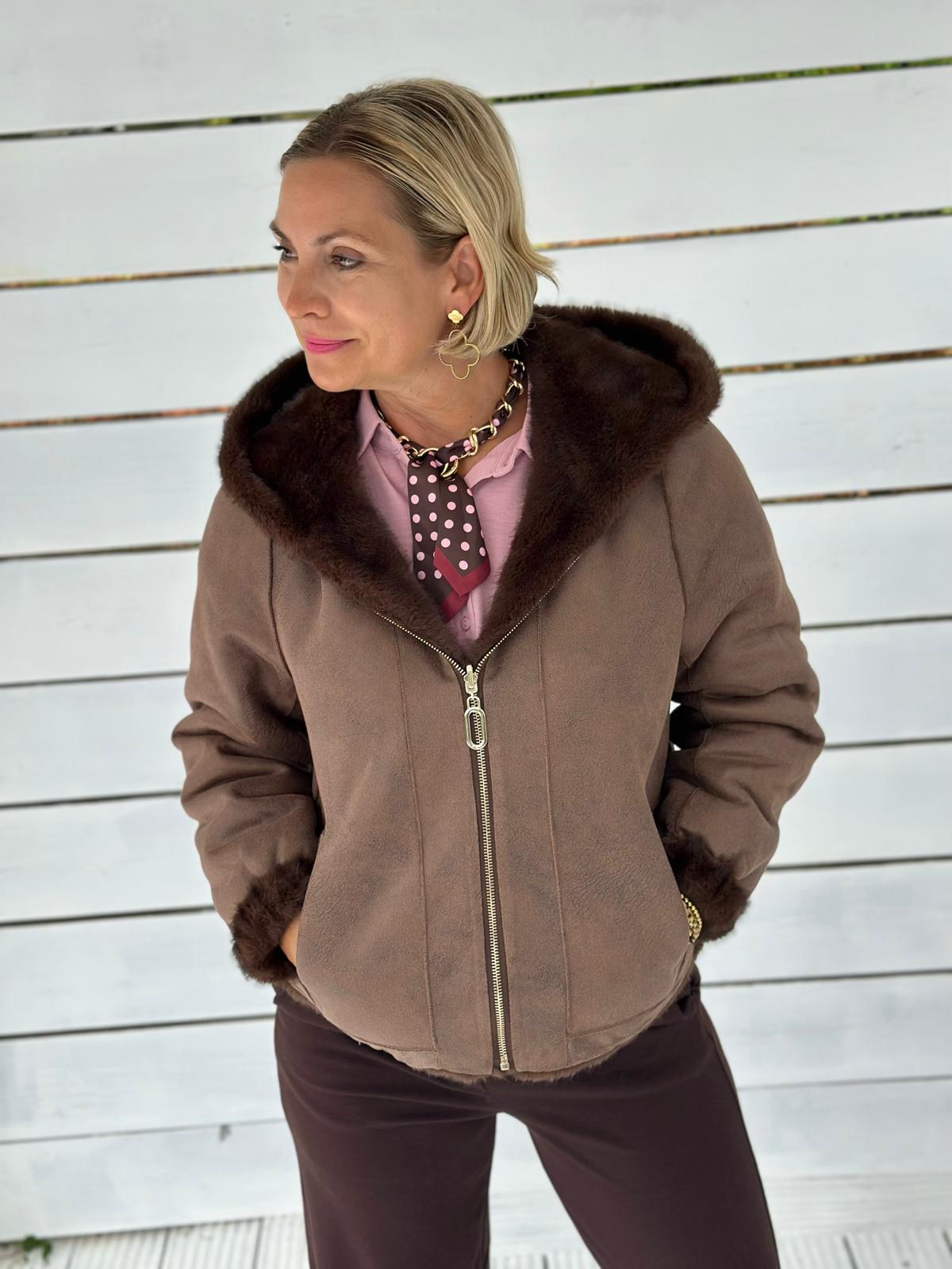 Wendejacke „St. Moritz“ – Chocolate