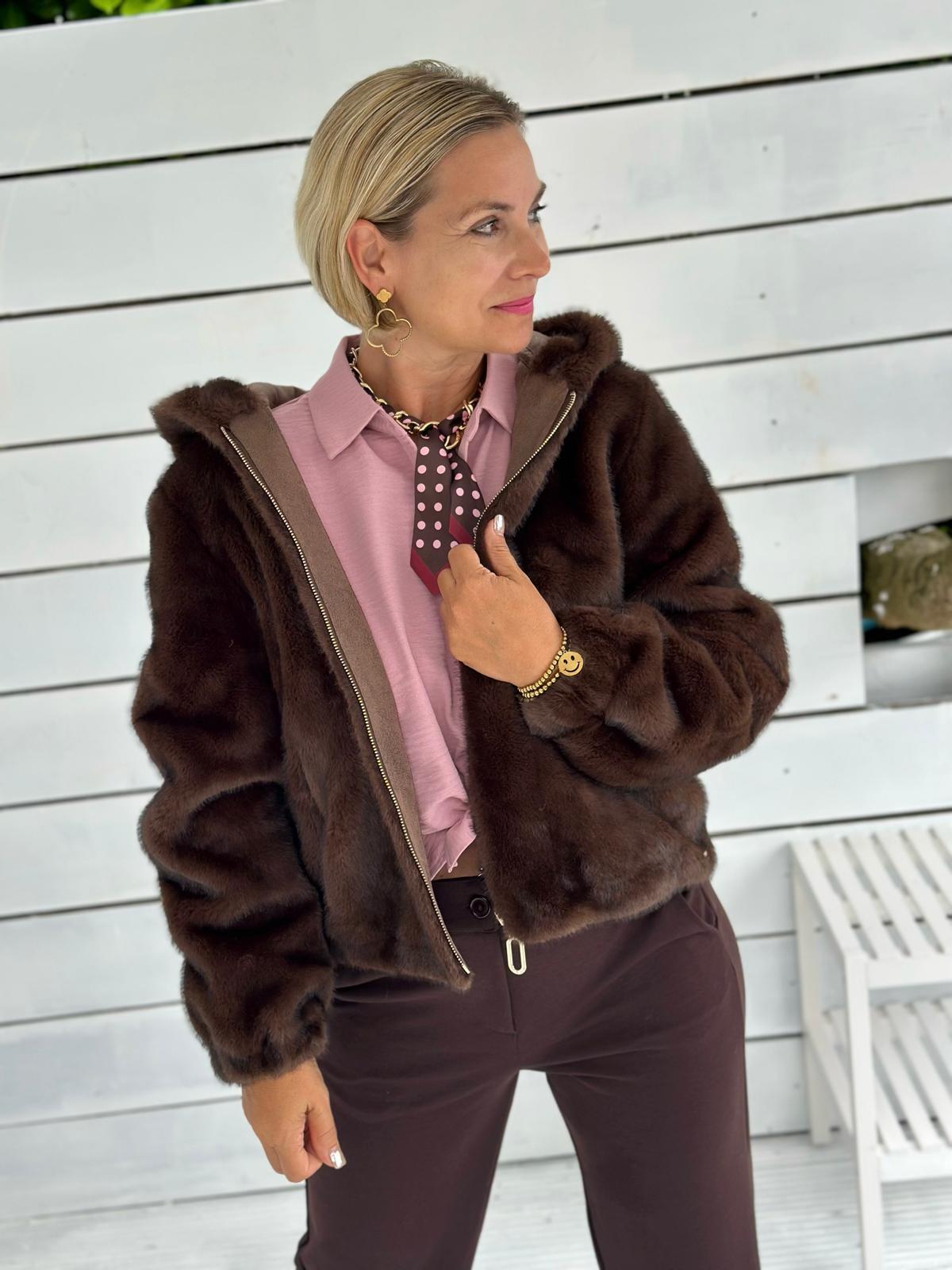 Wendejacke „St. Moritz“ – Chocolate