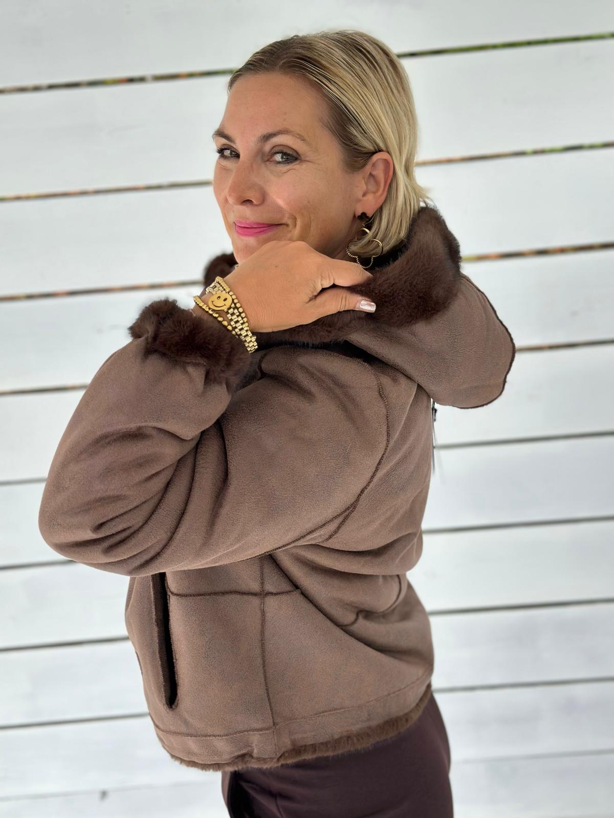 Wendejacke „St. Moritz“ – Chocolate