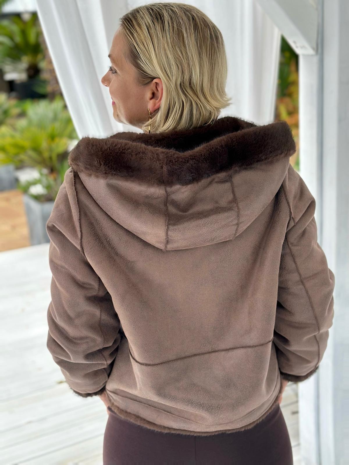 Wendejacke „St. Moritz“ – Chocolate