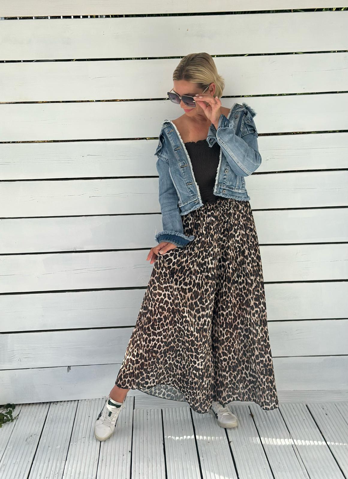Autumn Leo – Hosenrock mit Plissee-Look