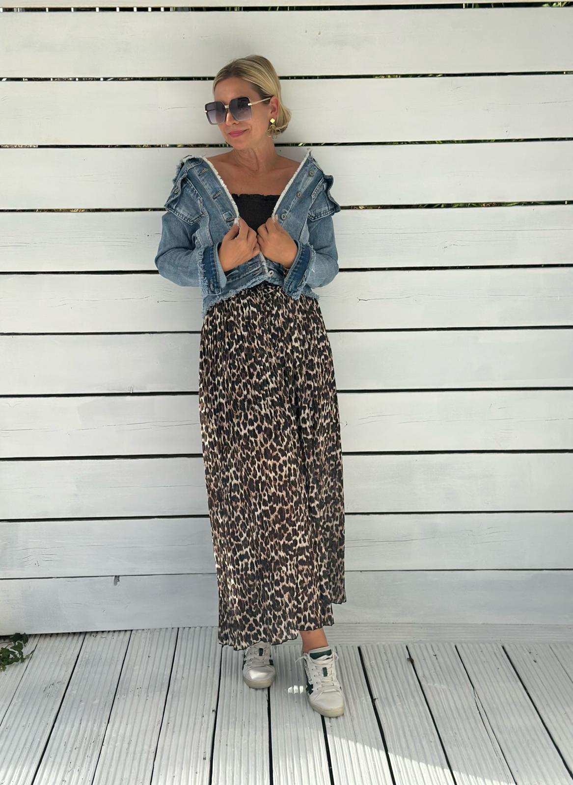 Autumn Leo – Hosenrock mit Plissee-Look