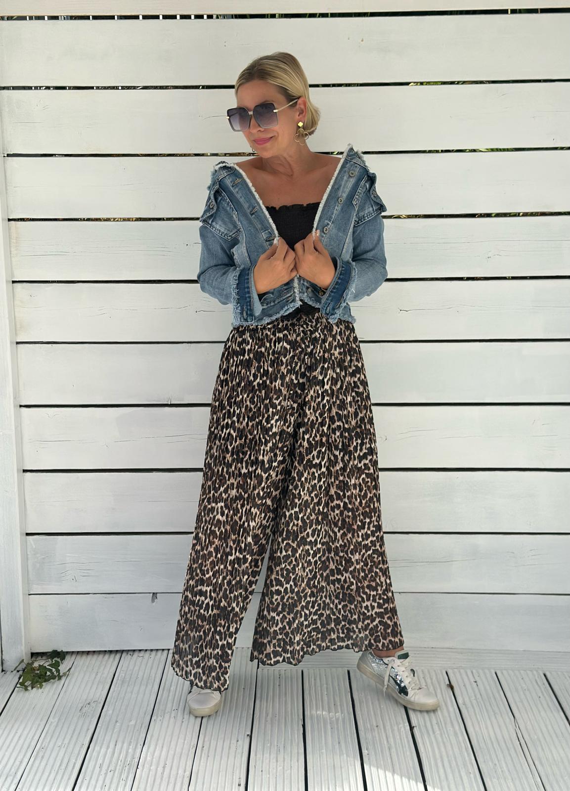 Autumn Leo – Hosenrock mit Plissee-Look