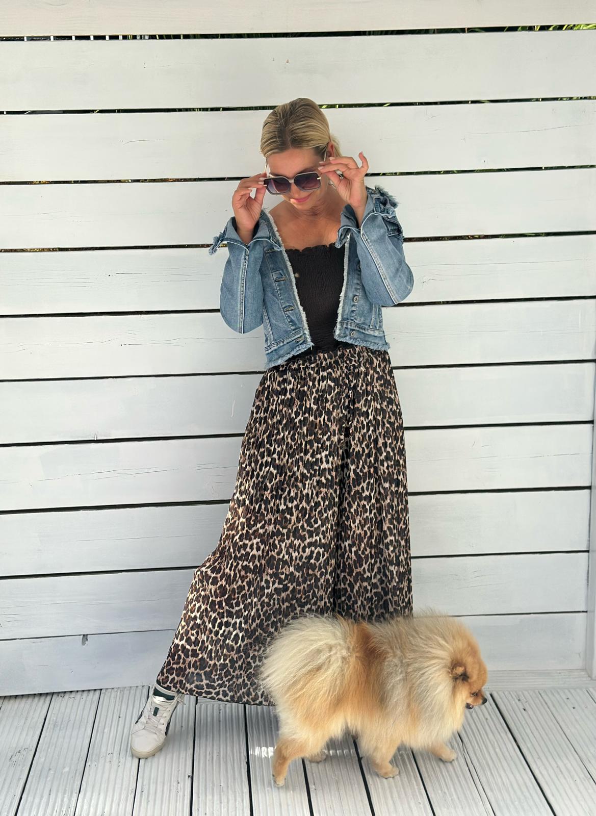 Autumn Leo – Hosenrock mit Plissee-Look