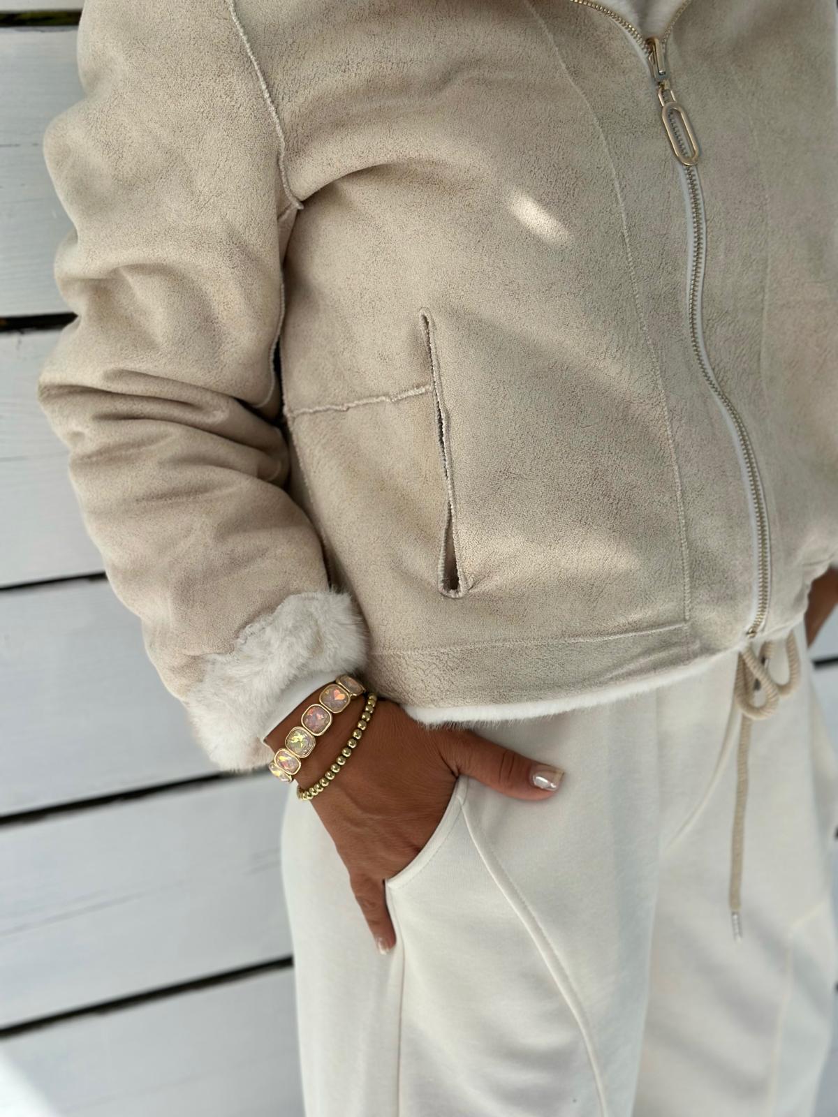 Wendejacke „St. Moritz“ – Ivory