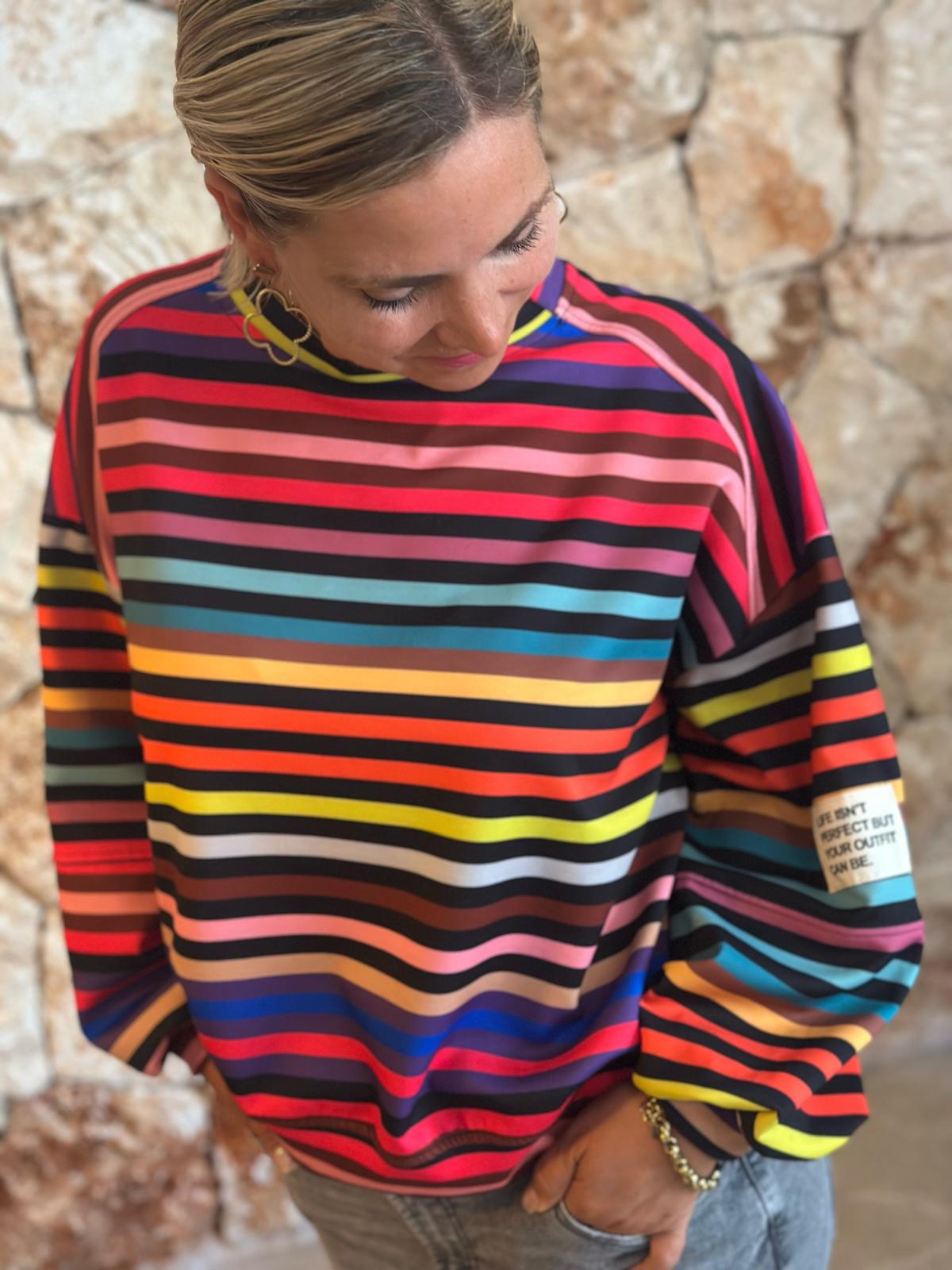 PERFECT STRIPE Pullover – Multicolor