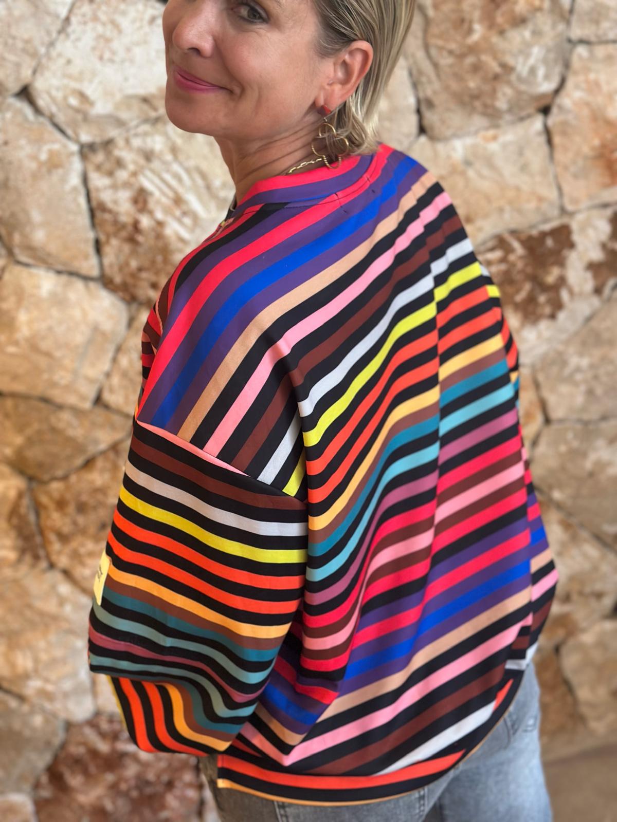 PERFECT STRIPE Pullover – Multicolor