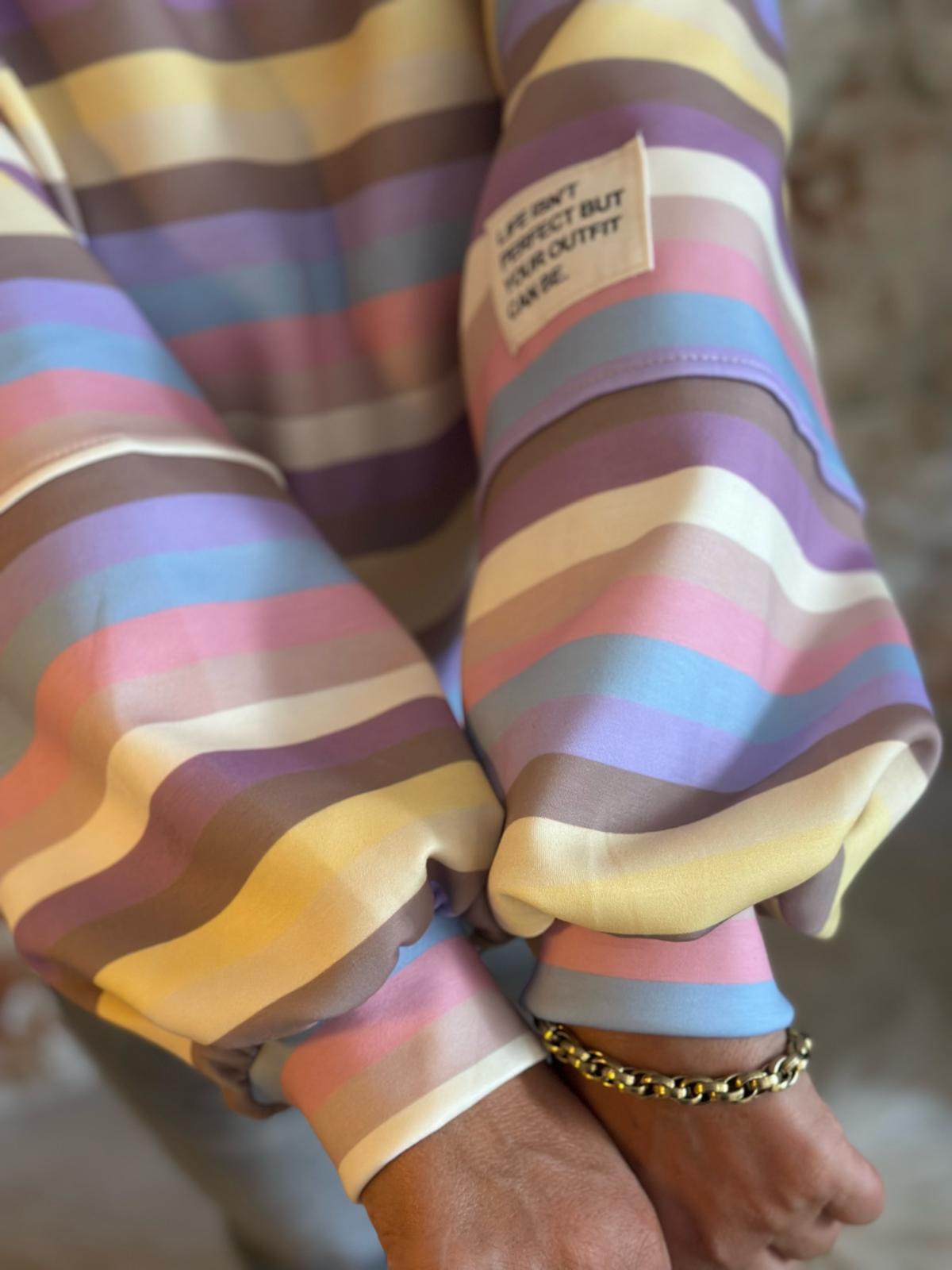 PERFECT STRIPE Pullover – Candy Mix