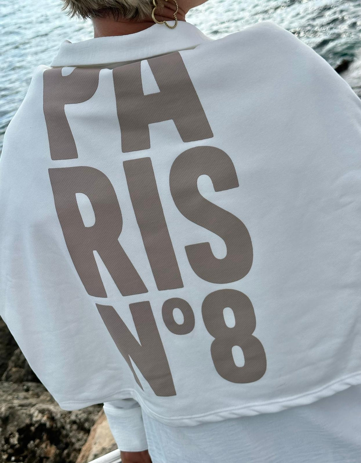 PARIS N°8 Sweater – Weiss