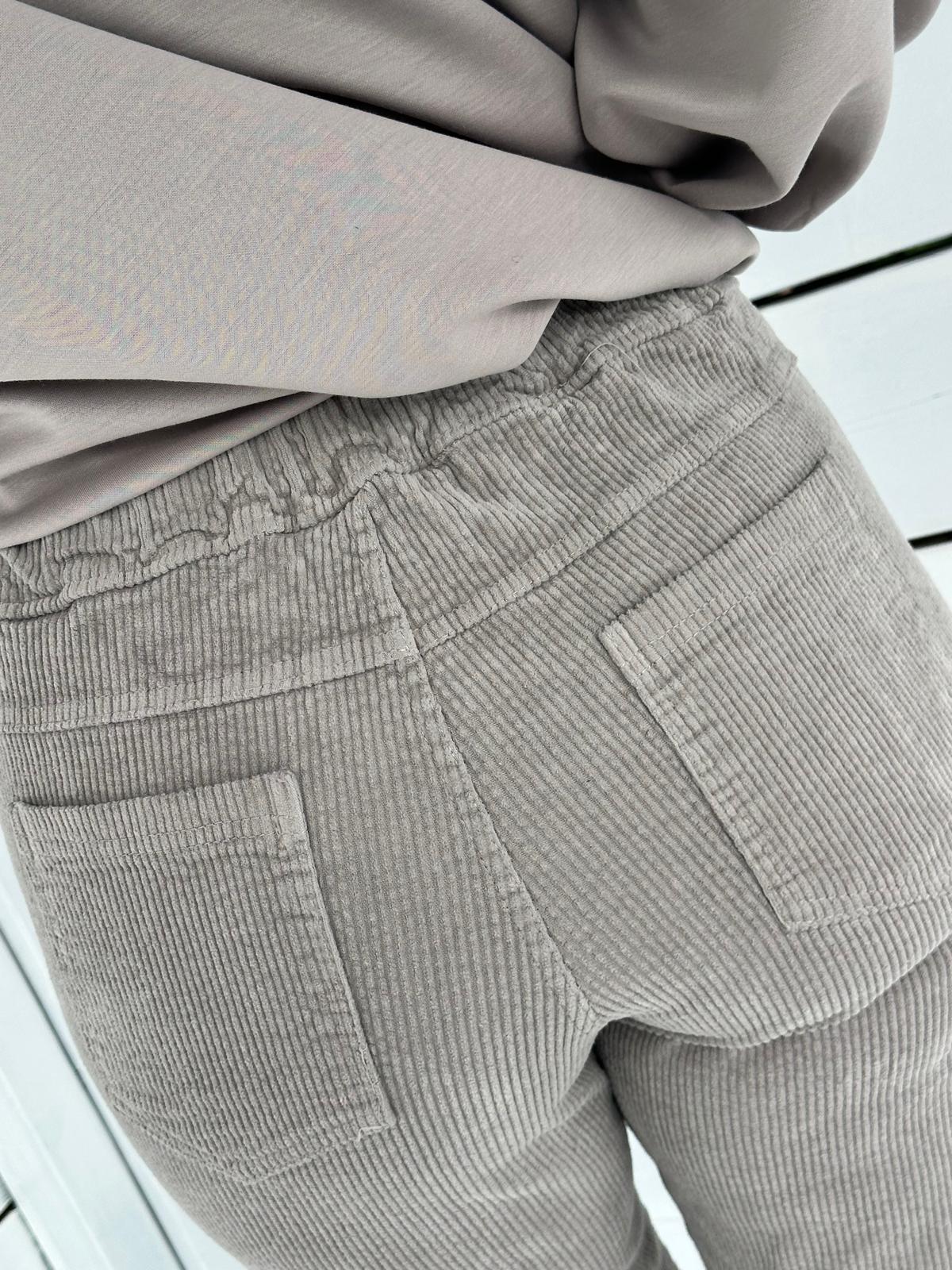 Cordhose „Cozy Cord“ – Grau
