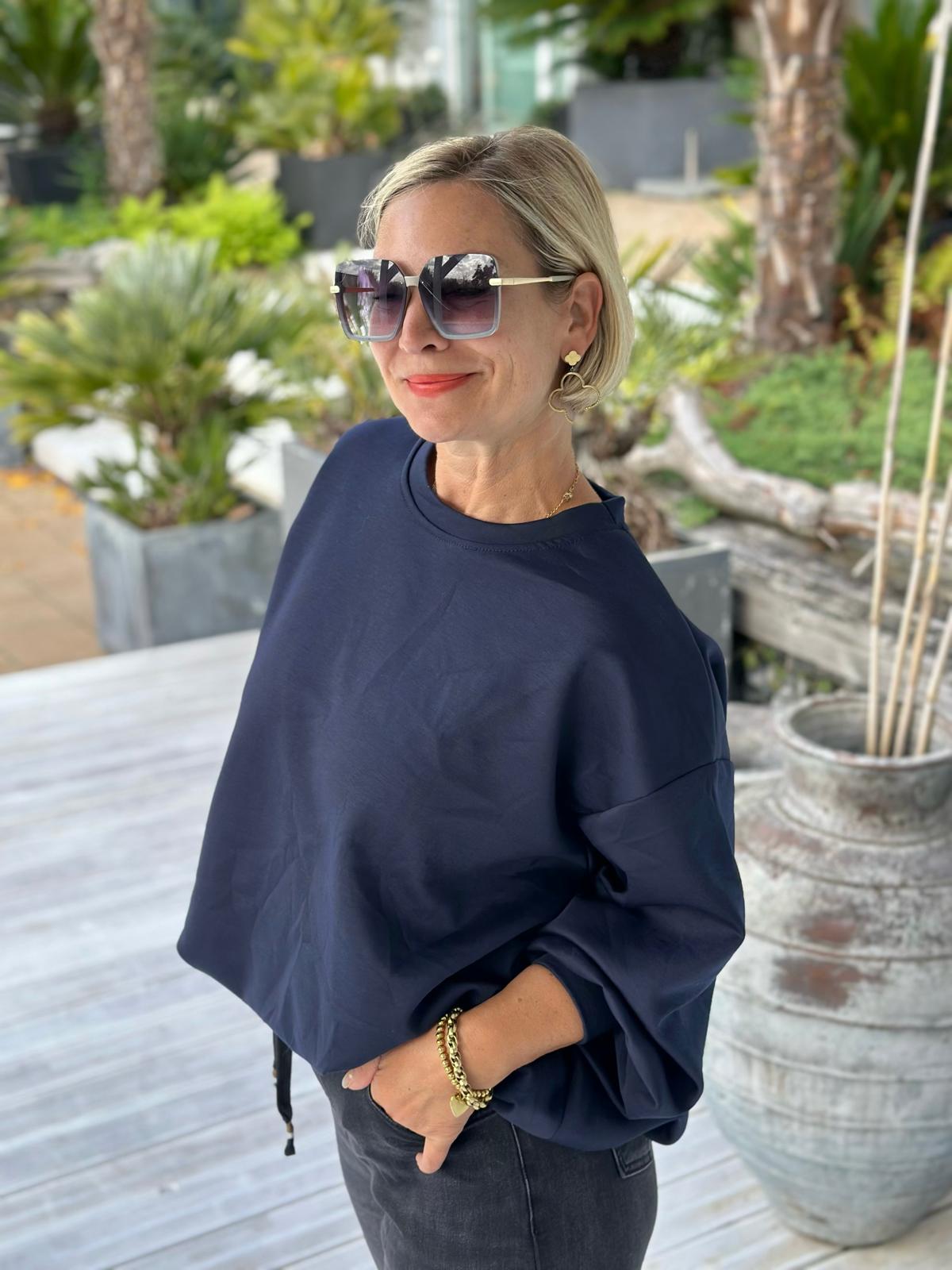 Oversize Sweatshirt „Easy Essential“ – Navy