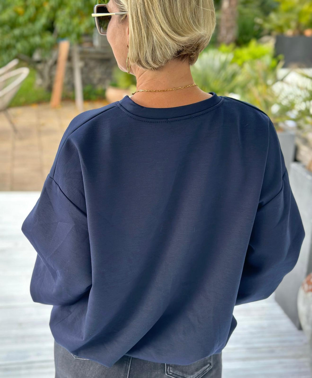Oversize Sweatshirt „Easy Essential“ – Navy