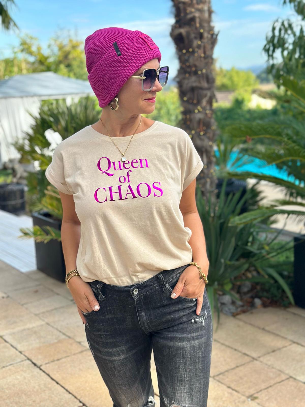 BE FAMOUS Statement Shirt „Queen of Chaos“