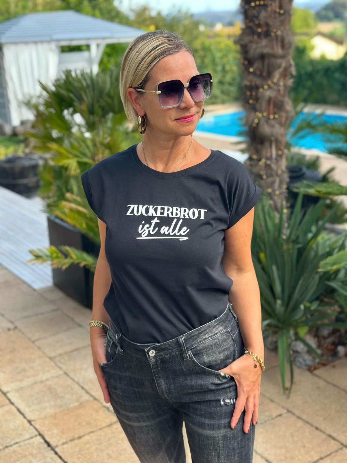 E FAMOUS Shirt „Zuckerbrot ist alle“