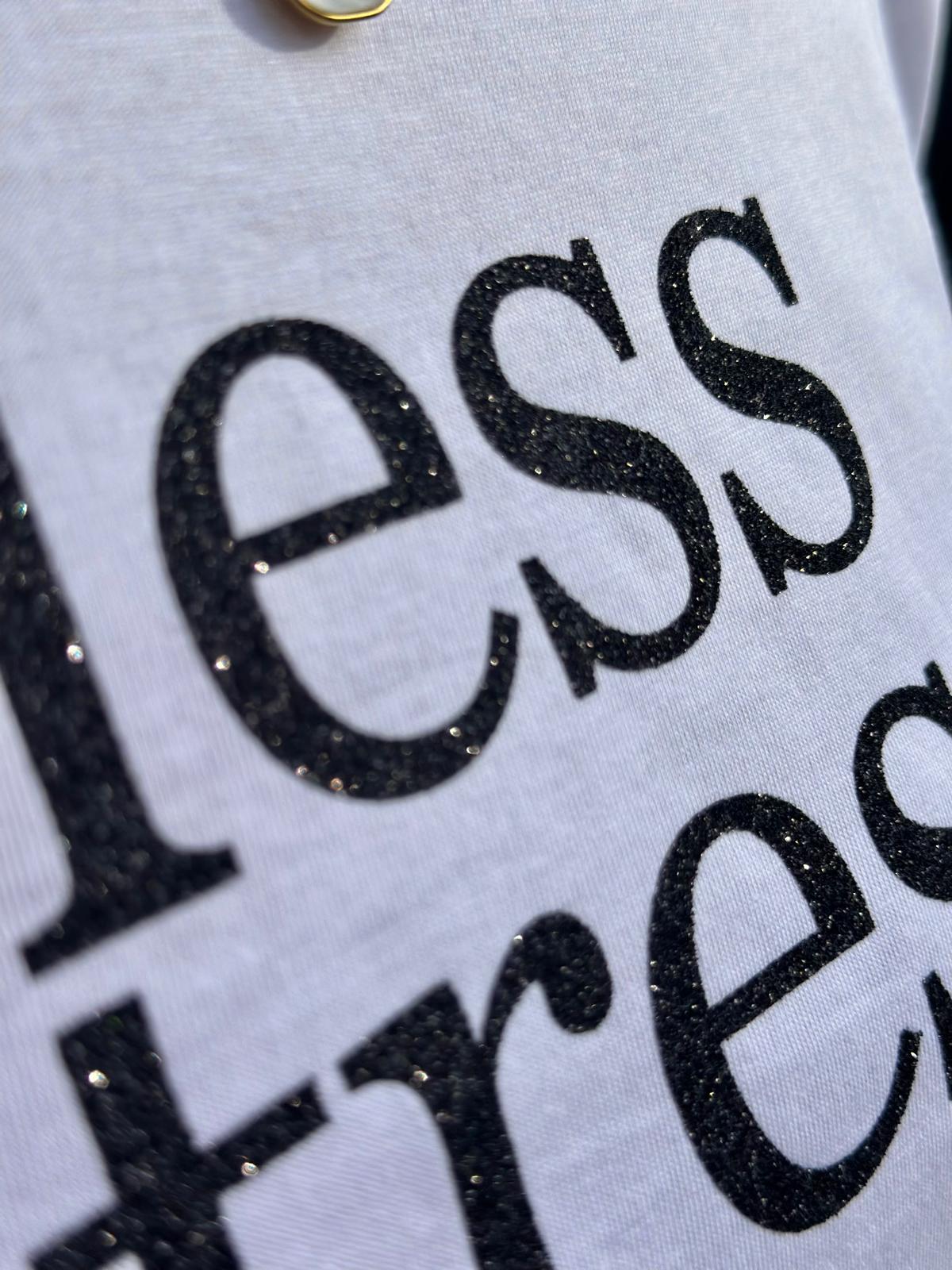 BE FAMOUS Shirt „Less Stress“