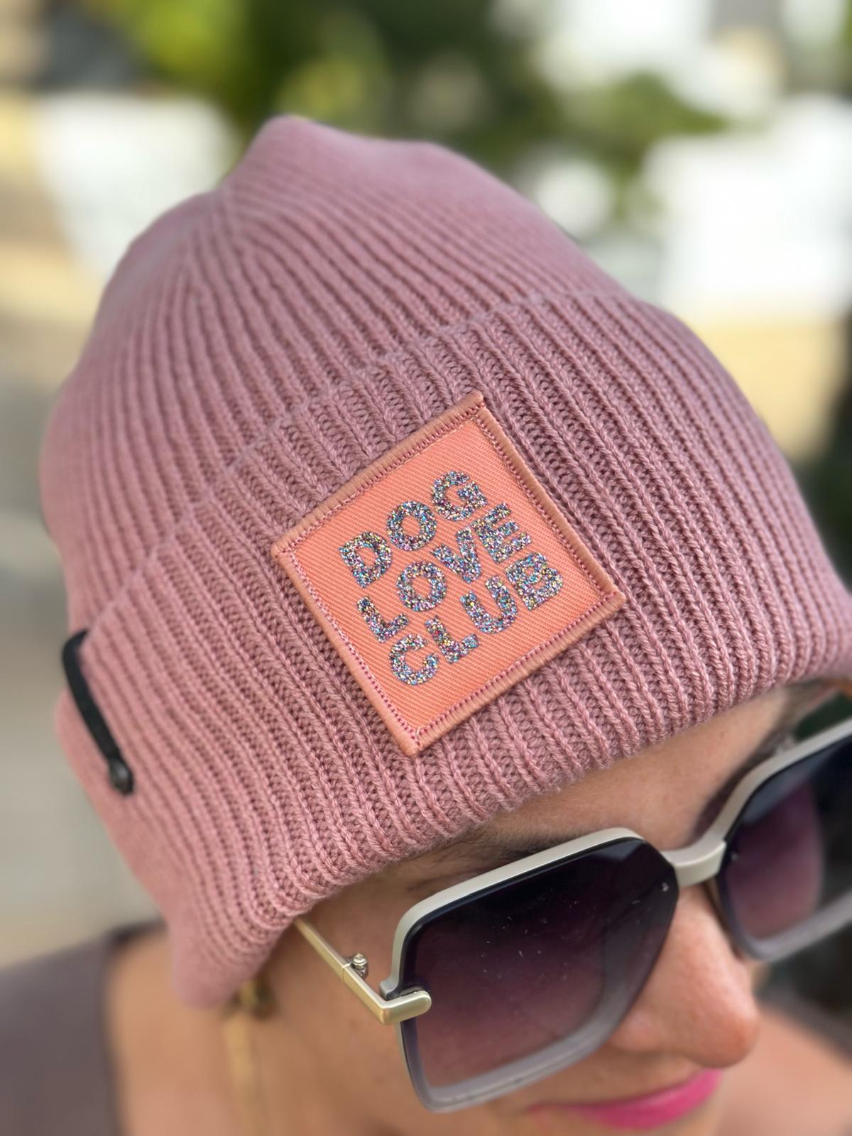 BE FAMOUS Mütze - „Dog Love Club“ Rose