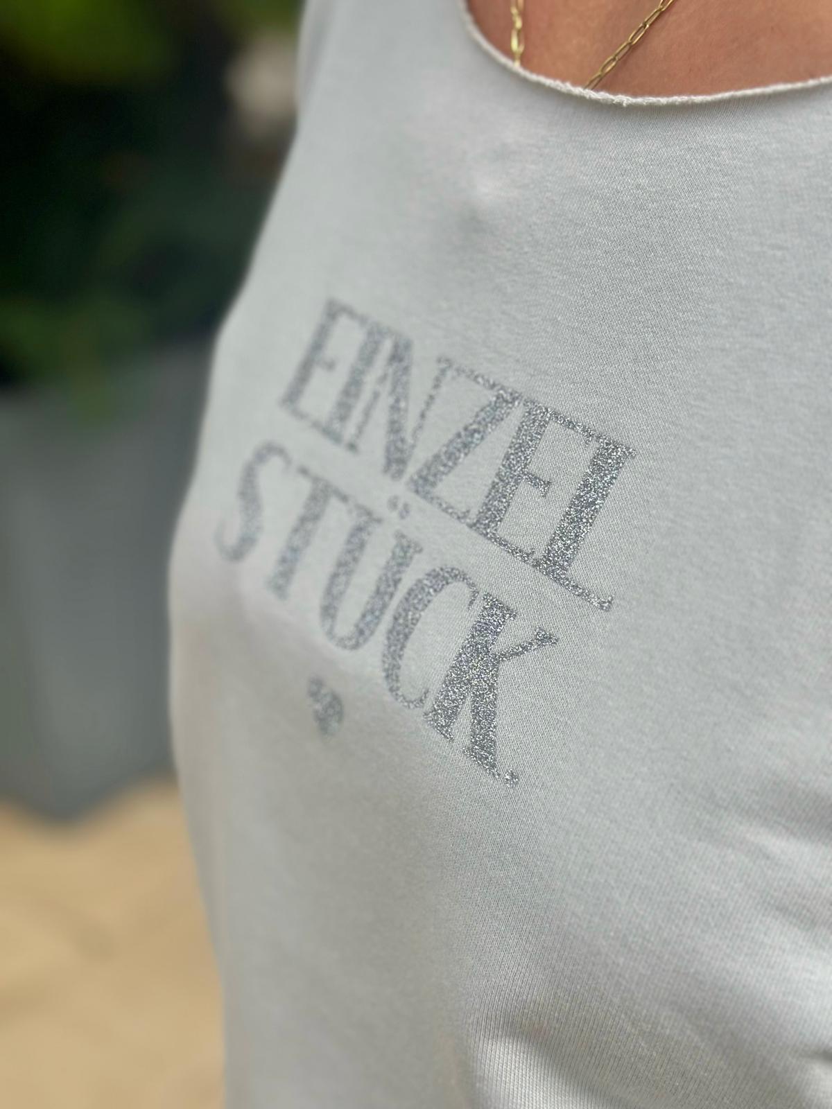 BE FAMOUS „Einzelstück“ Statement Sweater – Hellgrau