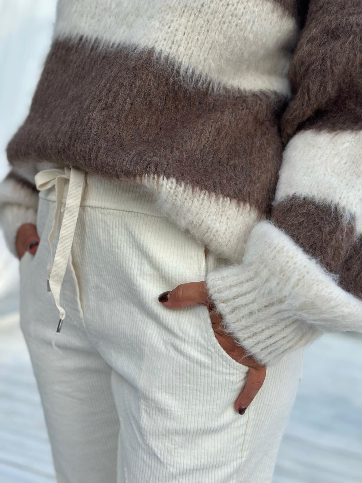 Cordhose „Cozy Cord“ – Cremé