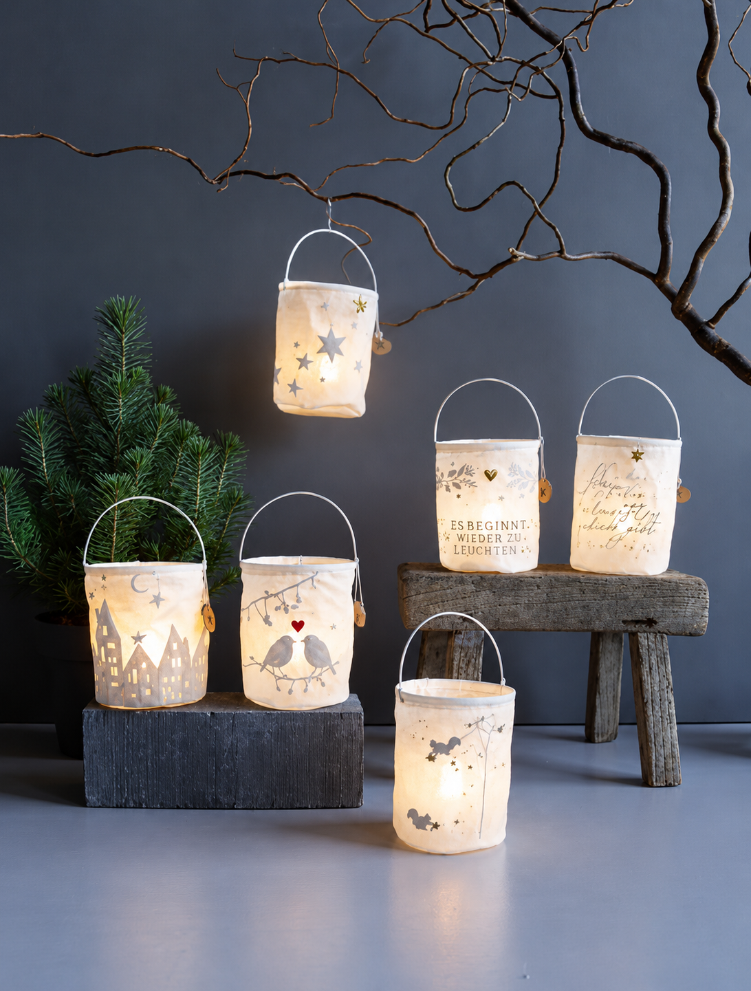 Winter Laterne - Schrift