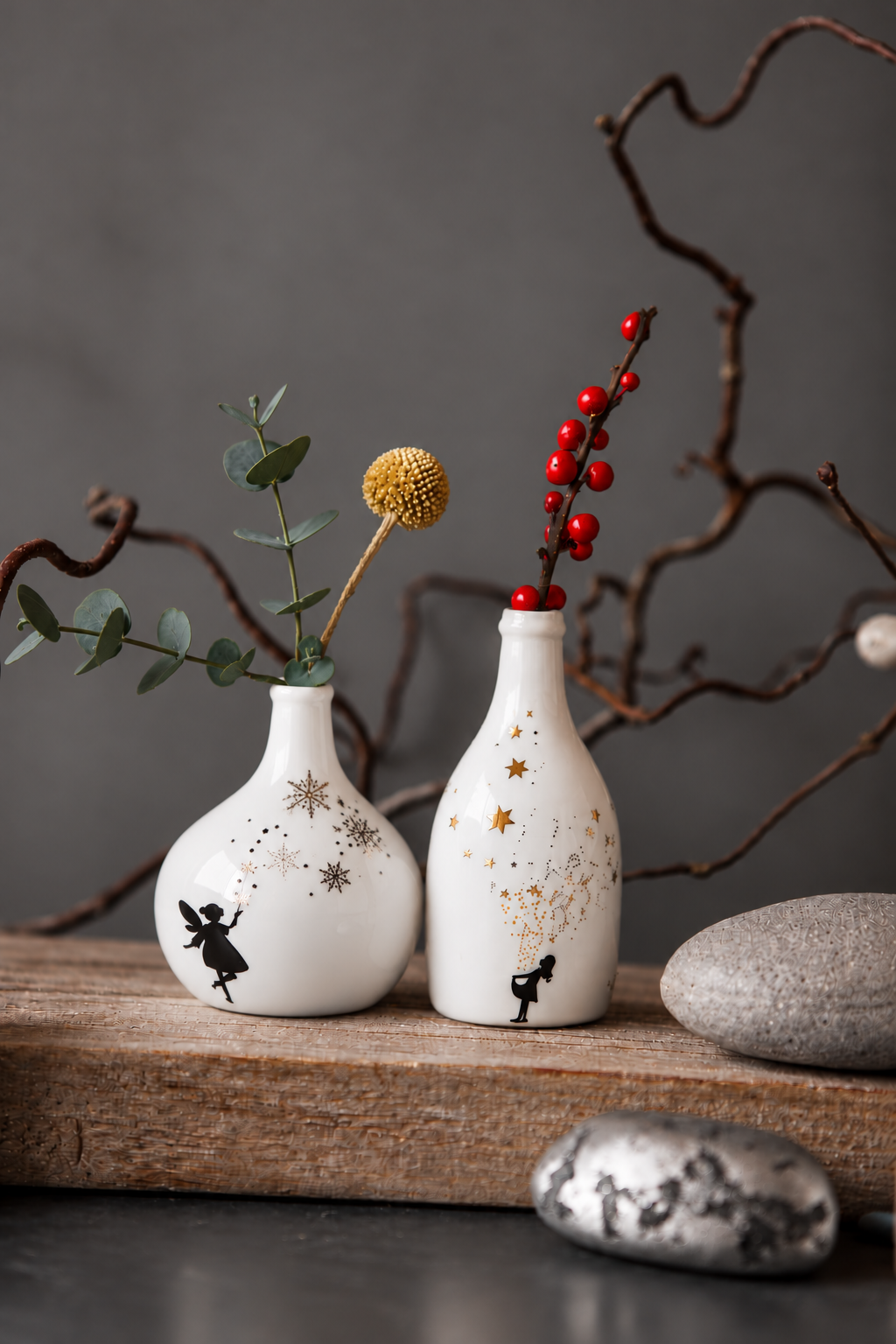 Mini Winter Flaschenvase - Sterntaler