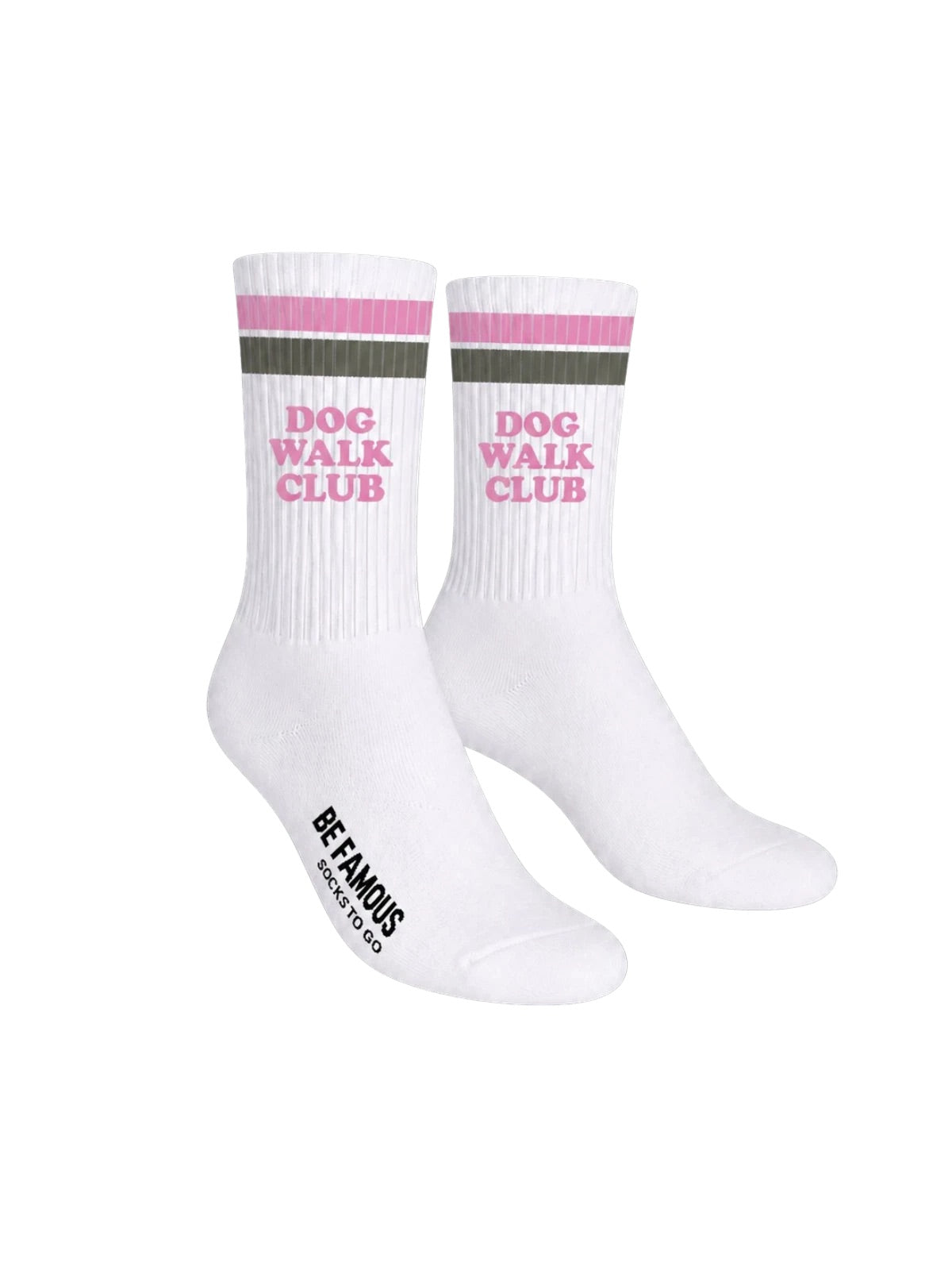 BE FAMOUS x Socks To Go Statement Socken - DOG WALK CLUB