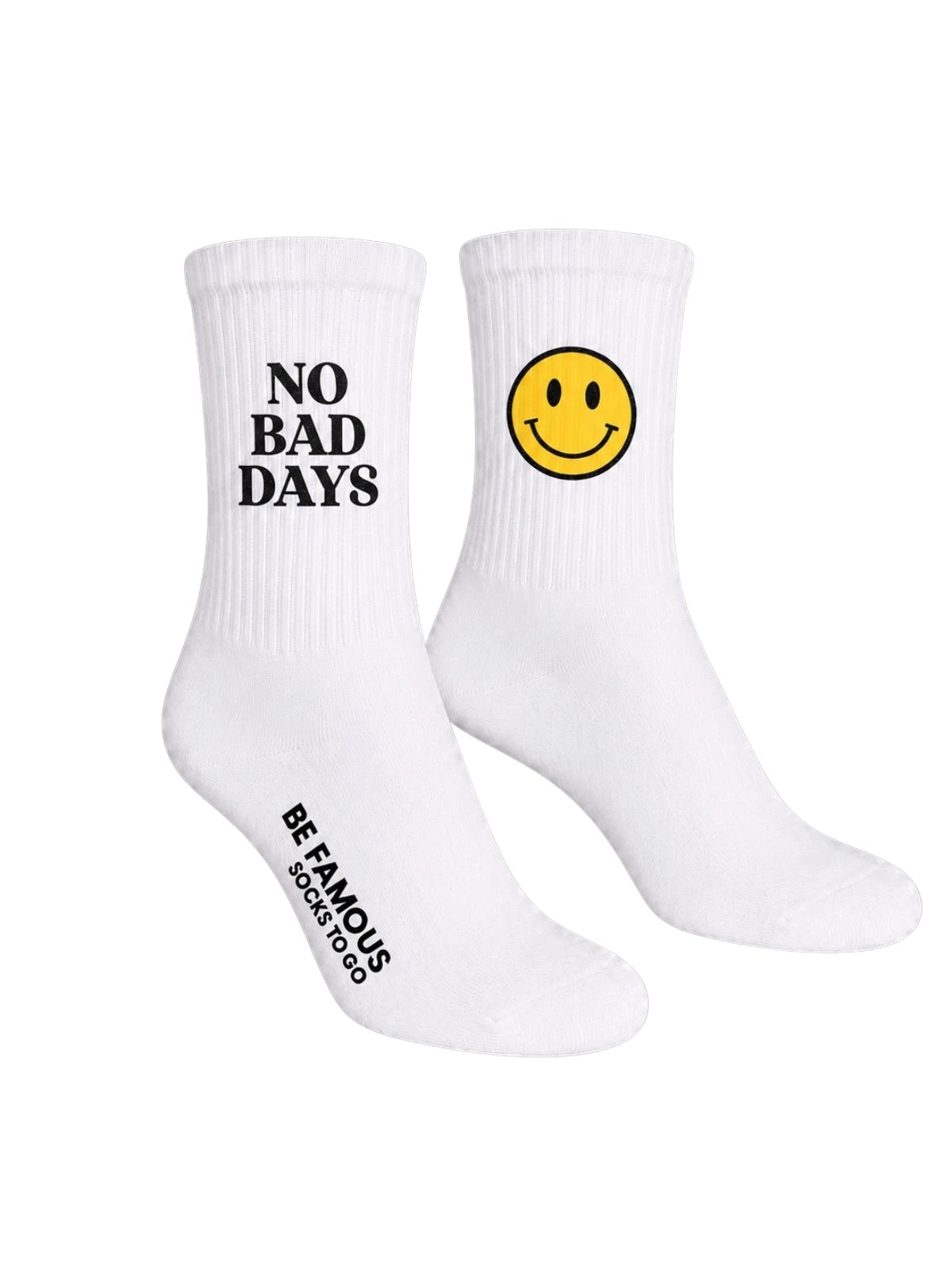 BE FAMOUS x Socks To Go Statement Socken - NO BAD DAYS