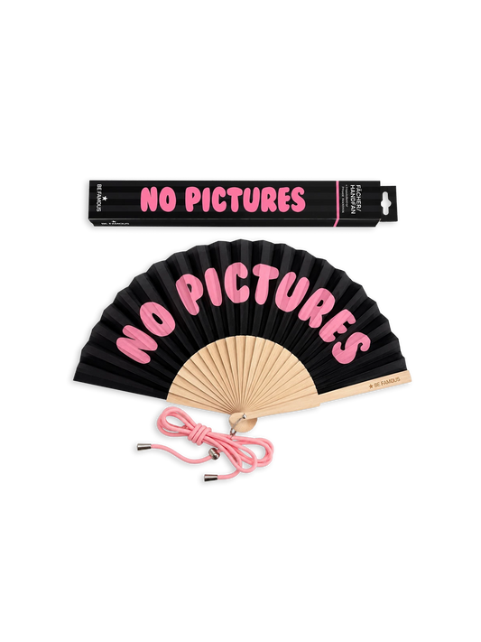 Be Famous Handfächer inclusive Handykette NO PICTURES