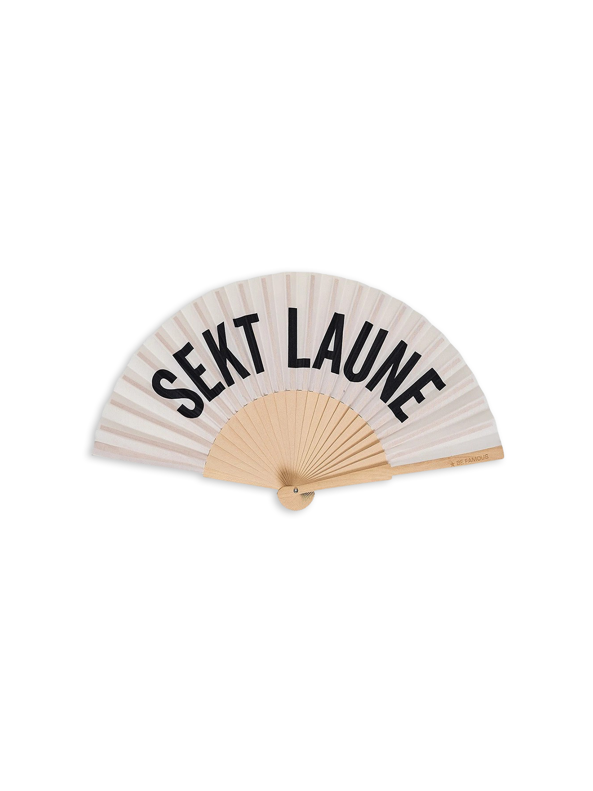 Be Famous Handfächer inclusive Handykette SEKT LAUNE