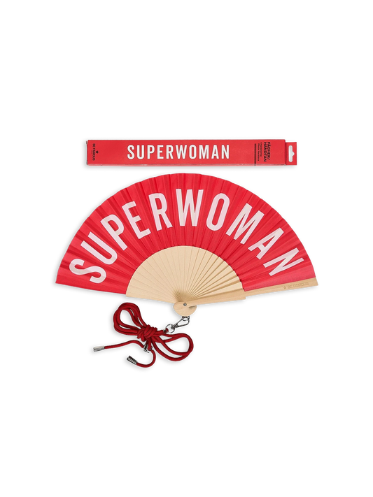 Be Famous Handfächer inclusive Handykette SUPERWOMAN