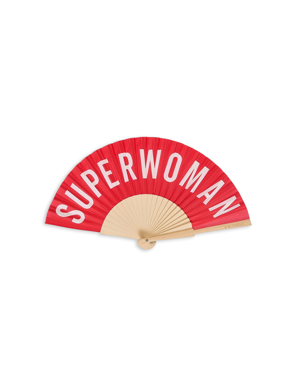 Be Famous Handfächer inclusive Handykette SUPERWOMAN